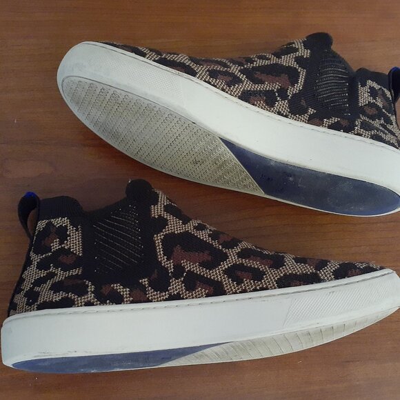 Rothy's Cheetah Print High Top Sneakers - Picture 11 of 15